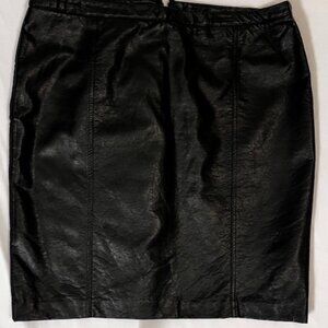 Faux Leather pencil skirt